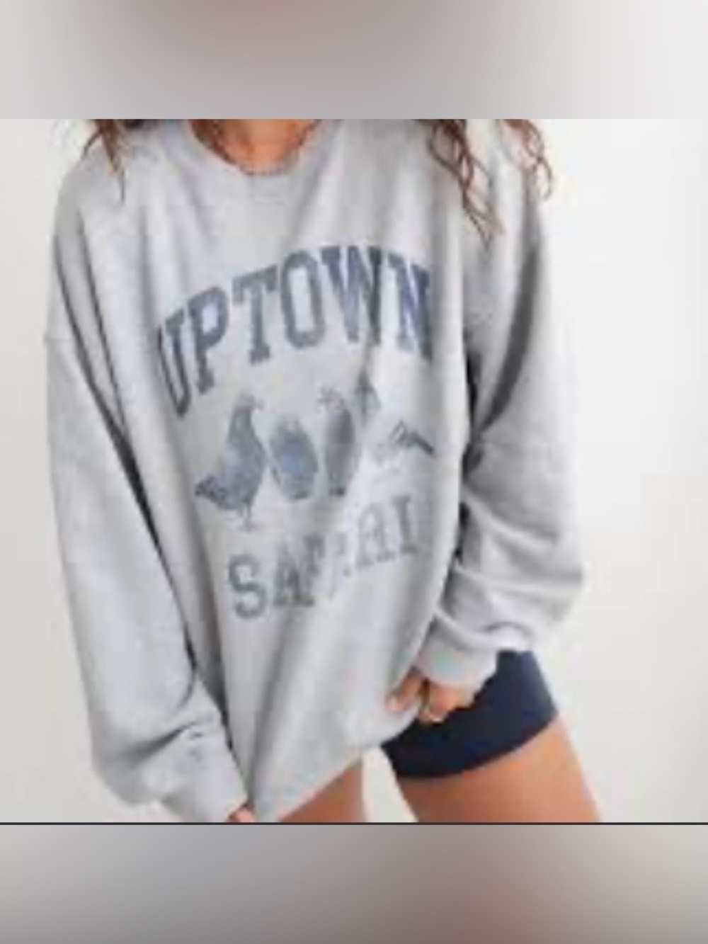 Aerie Oversized Graphic Sweatshirt S